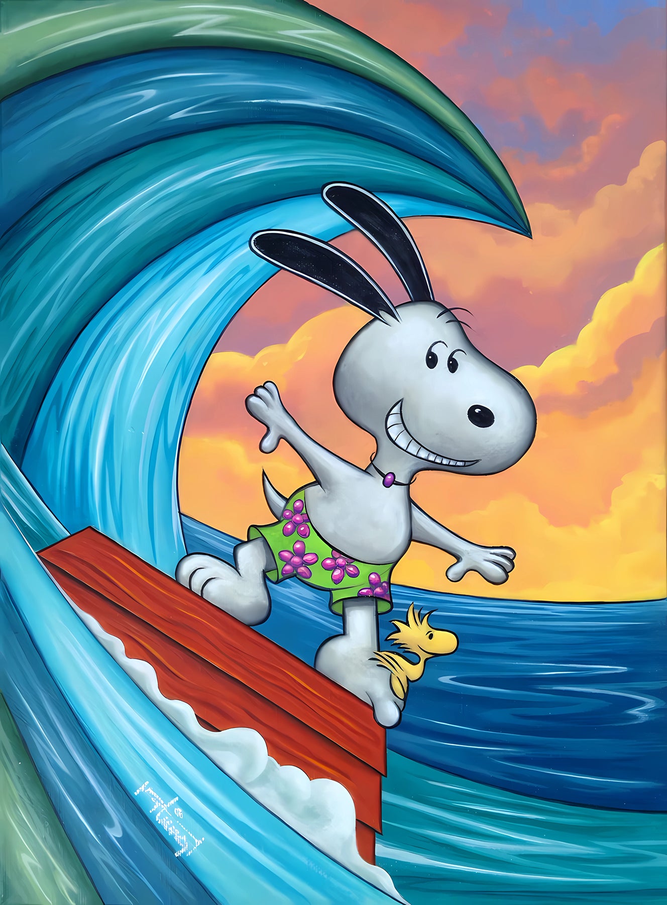 【t93wmnt額装セット】Snoopy Takes Off+Surfin 71a0oVGWzSL.jpg_BO30,255,255,
